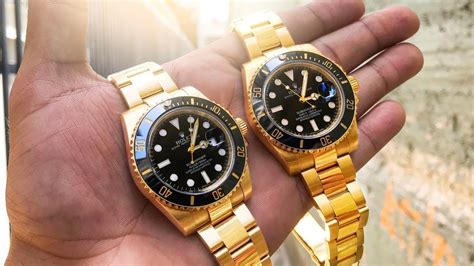 fake watch gold on ur wrist boi john|real watch vs fake watch.